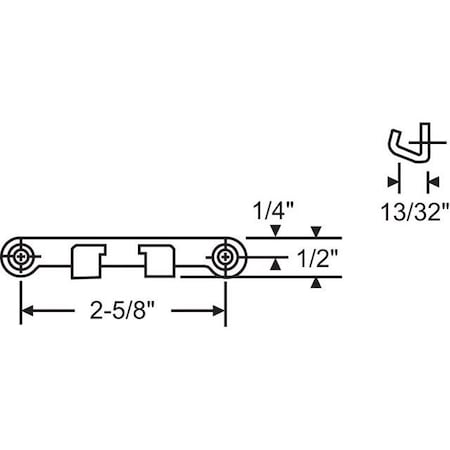 Strybuc Sash Hook for Lever Operator 39-1